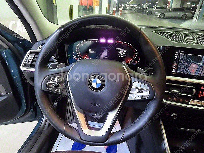 BMW 3시리즈 중고 BMW 320i 중고 승용차 파란색 2021년식 54,189km 320i 투어링 럭셔리 개인사...--9